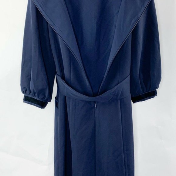 1901 Womens Blue Knee Length Shift Dress Size 6 - Picture 8 of 9